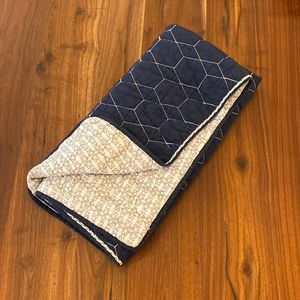 Pottery Barn Kids Toddler Quilt - Blue Hexagon